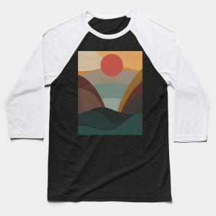 Journey Vintage red sun print for shirts or wall art Baseball T-Shirt